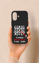 iPhone 16 Uyumlu Out Side The Box Desenli Silikon Kılıf
