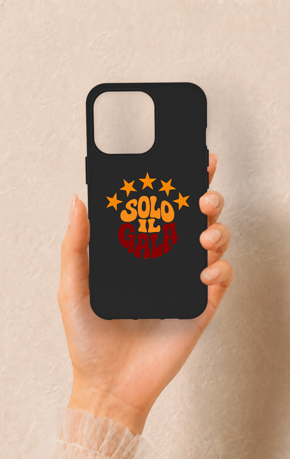iPhone 13 Pro Uyumlu Solo IL Gala Desenli Silikon Kılıf