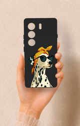 Tecno Camon 40 4G Uyumlu Cool Dalmaçyalı Desenli Silikon Kılıf
