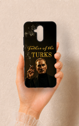 Huawei Mate 20 Lite Uyumlu Father Of The Turks Desenli Silikon Kılıf
