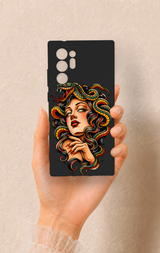 Samsung Note 20 Ultra Uyumlu Medusa Desenli Silikon Kılıf