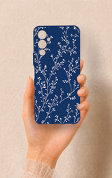 Tecno Pova Neo 4 Uyumlu İnce Yaprak Dalı Desenli Silikon Kılıf