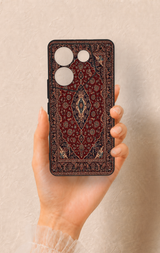 Tecno Camon 20 Pro Uyumlu Acem Halı Desenli Silikon Kılıf