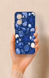 Vivo Y16 Uyumlu Deniz Kabuğu Desenli Silikon Kılıf