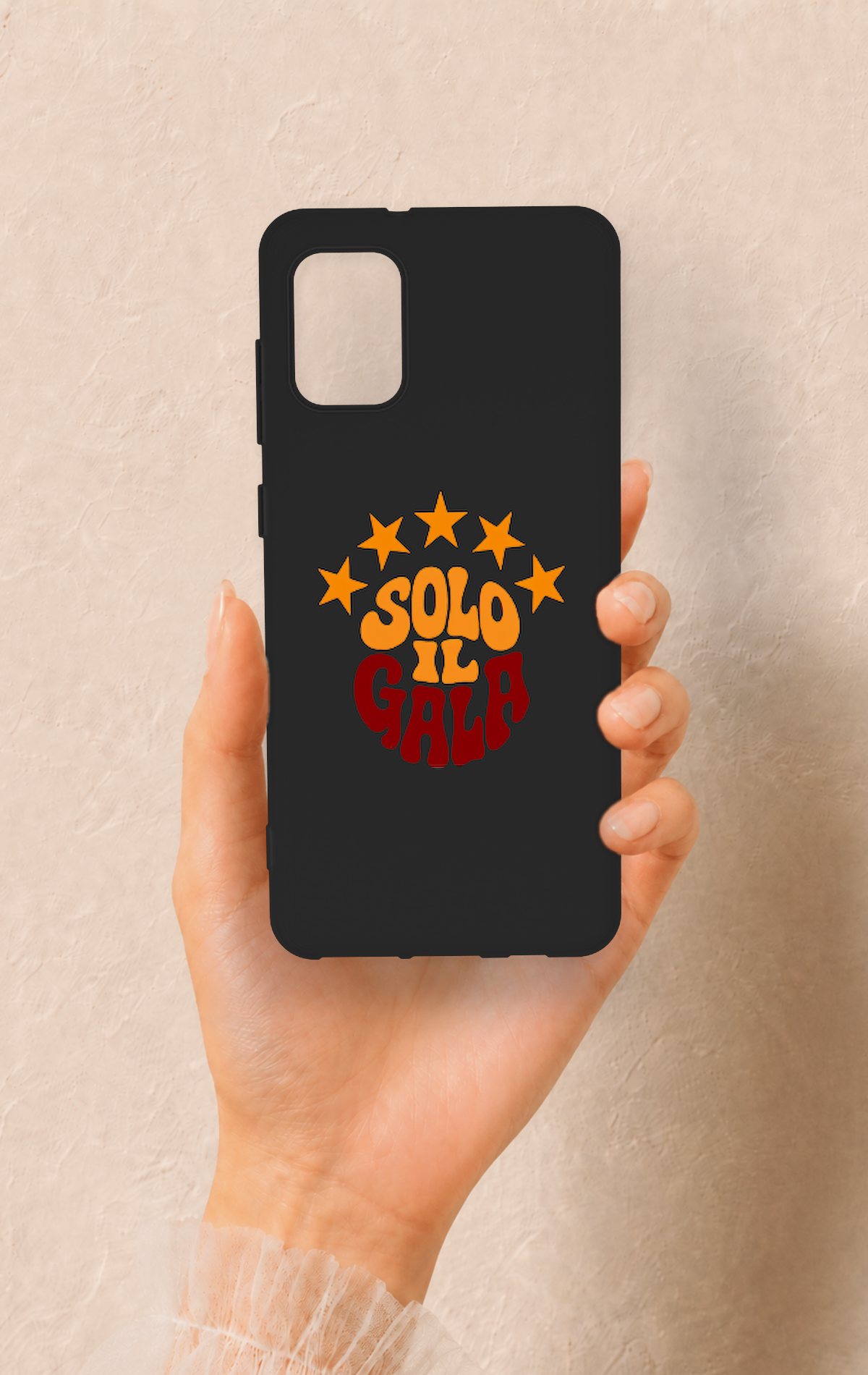 Samsung A31 Uyumlu Solo IL Gala Desenli Silikon Kılıf