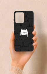 Casper Via M40 Uyumlu Many Cats Desenli Silikon Kılıf