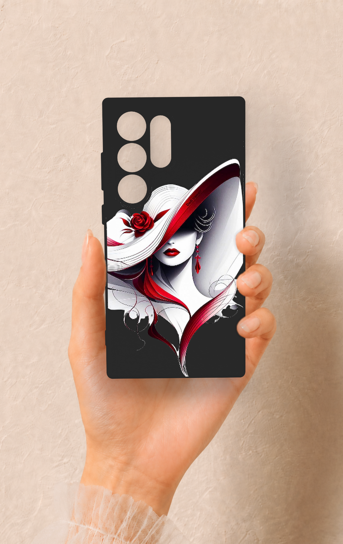 Samsung S24 Ultra Uyumlu Matmazel Desenli Silikon Kılıf