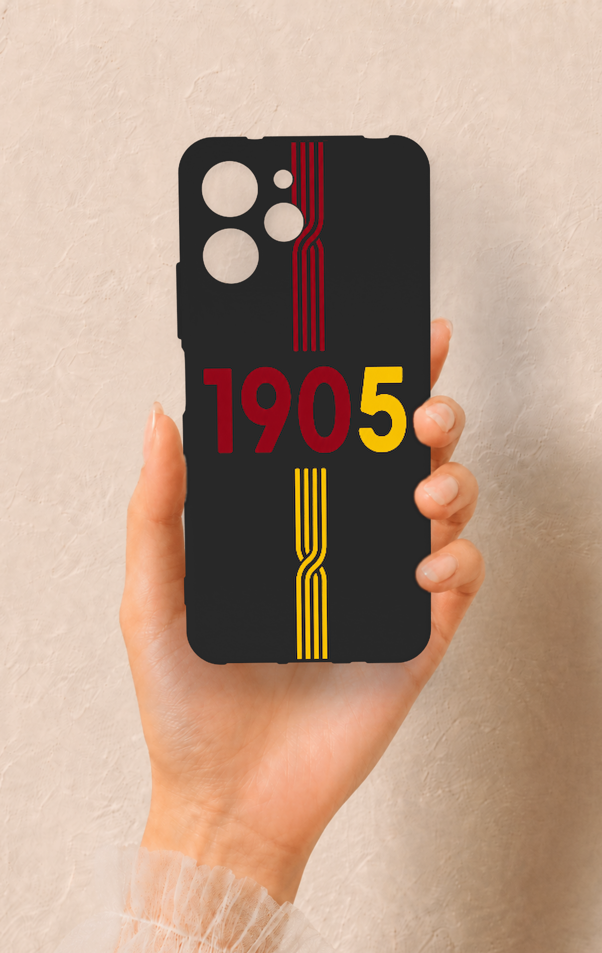 Redmi 12 Uyumlu 1905 Kemer Desenli Silikon Kılıf