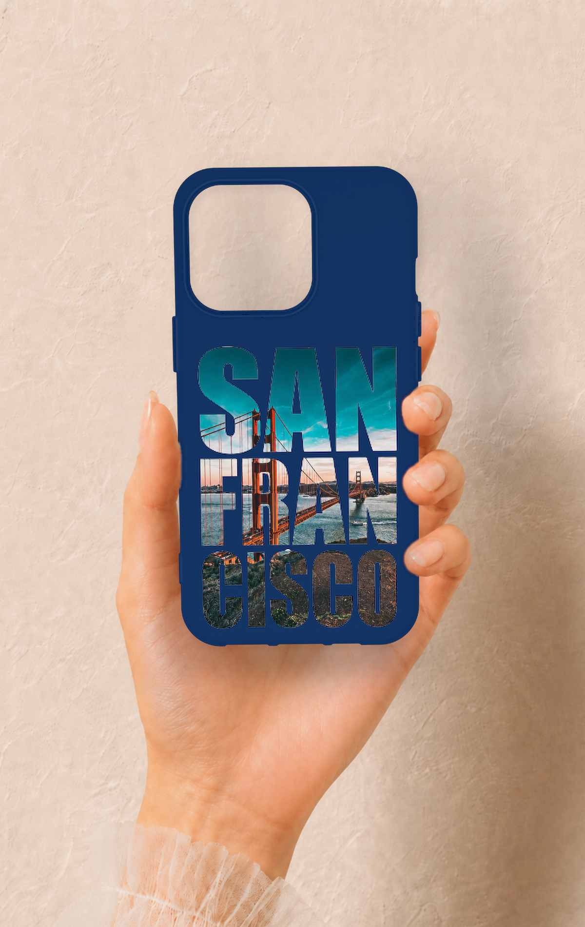 iPhone 13 Pro Uyumlu San Francisco Desenli Silikon Kılıf
