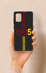 Samsung-A71 Uyumlu 1905 Kemer Desenli Silikon Kılıf