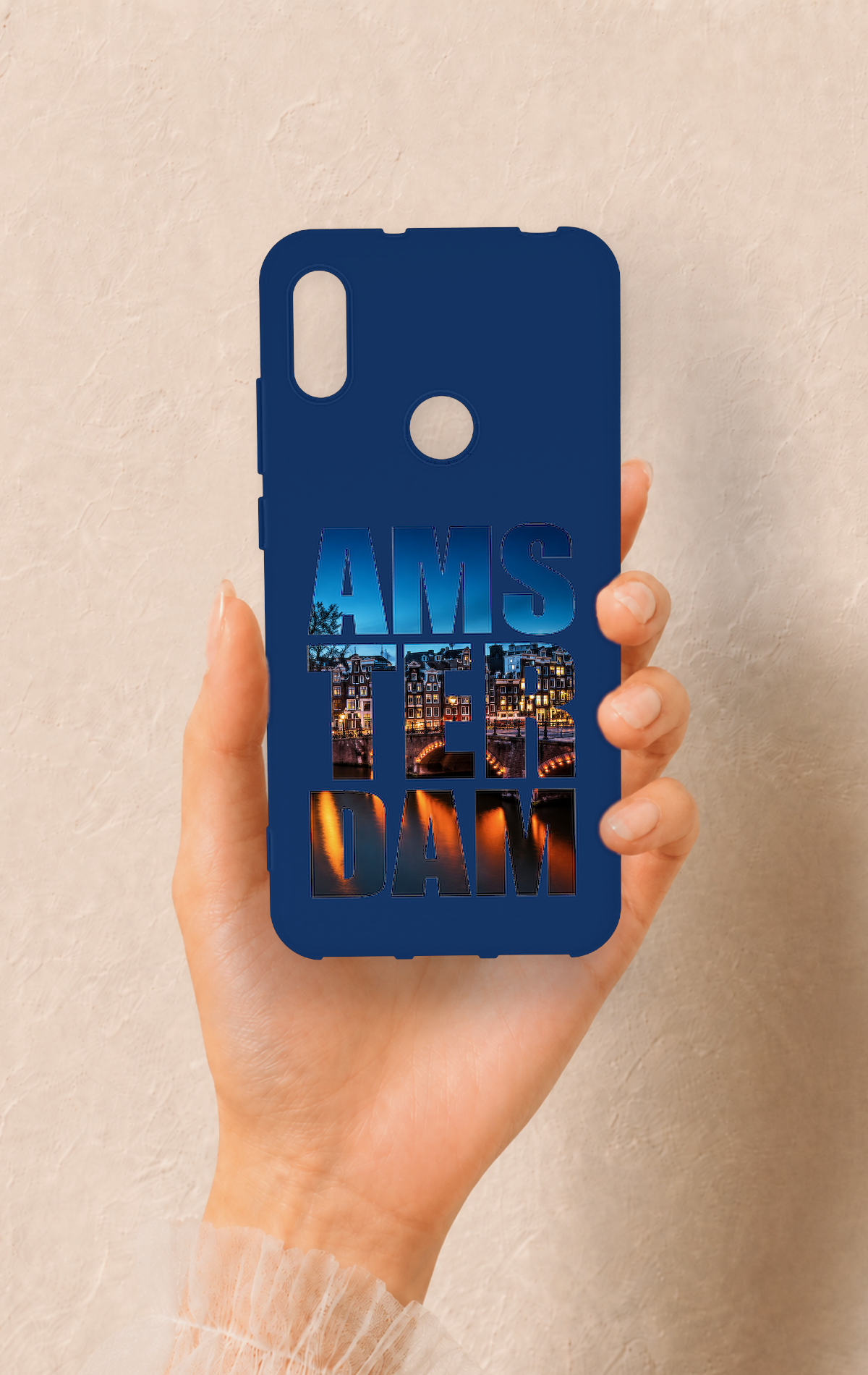 Huawei Y6 2019 Uyumlu Amsterdam Desenli Silikon Kılıf