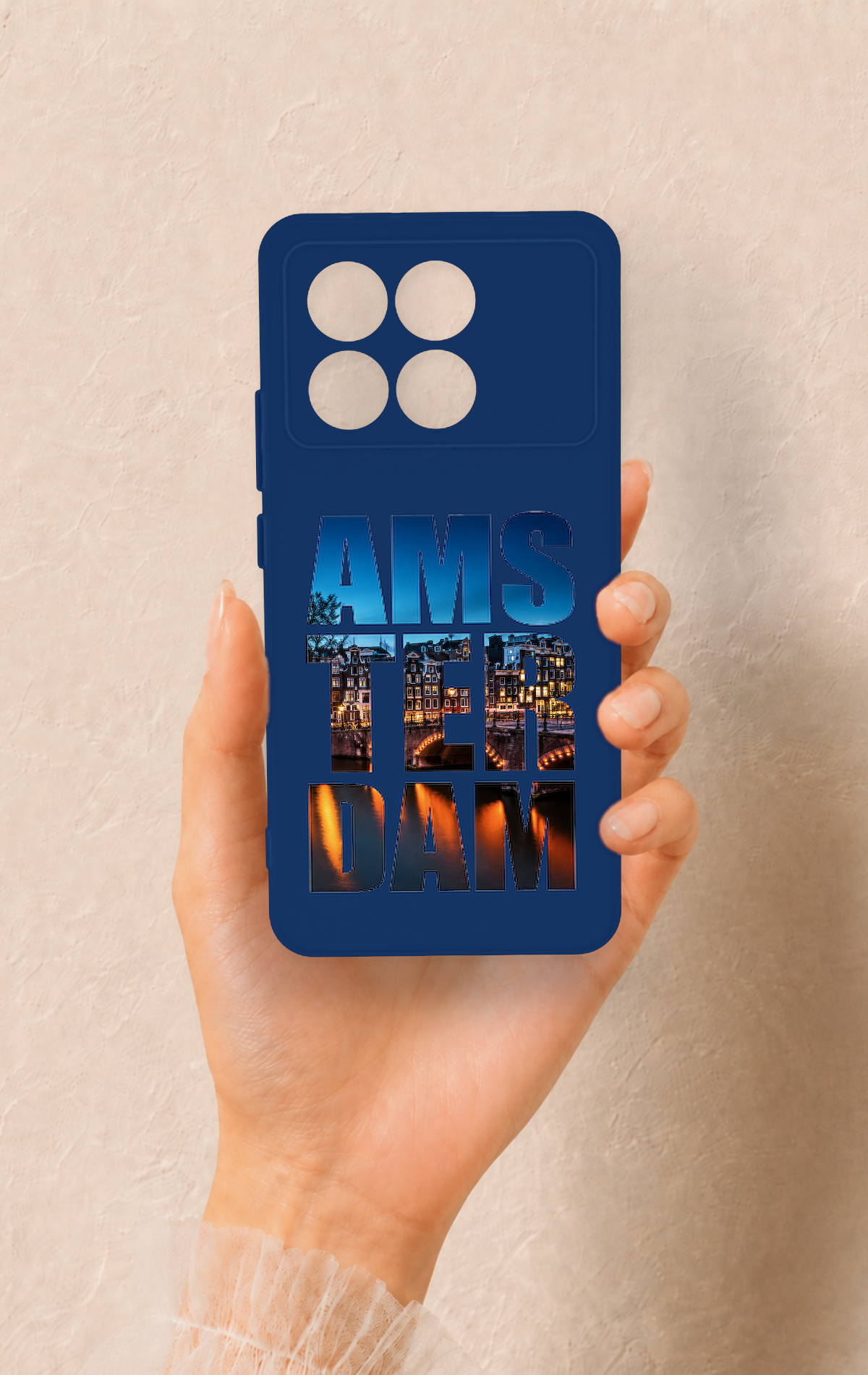 Poco X6 Pro Uyumlu Amsterdam Desenli Silikon Kılıf