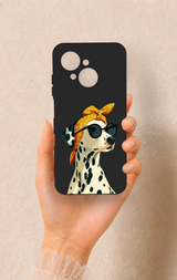 Tecno Spark Go1 Uyumlu Cool Dalmaçyalı Desenli Silikon Kılıf