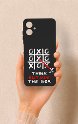 Samsung A06 Uyumlu Out Side The Box Desenli Silikon Kılıf