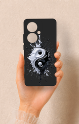 Oppo Reno 11F Uyumlu İyi ve Kötü Desenli Silikon Kılıf