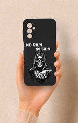 Samsung M13 Uyumlu No Pain No Gain Desenli Silikon Kılıf