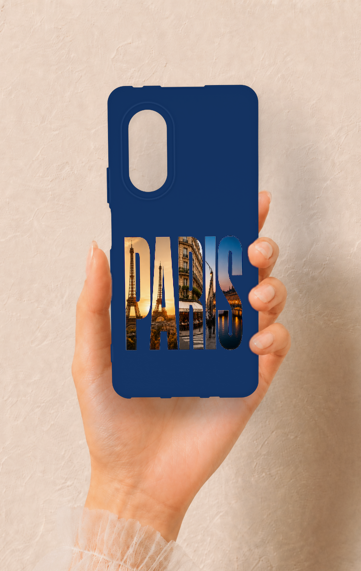 Huawei Nova 9Se Uyumlu Paris Desenli Silikon Kılıf