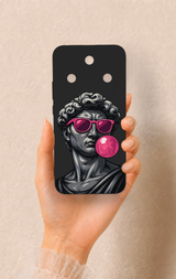 Honor Magic 8 Lite Uyumlu Pop David Desenli Silikon Kılıf
