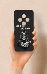 Redmi 14C Uyumlu No Pain No Gain Desenli Silikon Kılıf