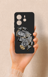 Redmi Note 14 4G Uyumlu Self Made Desenli Silikon Kılıf