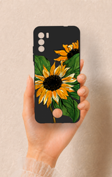 Reeder S19 Max Pro S Uyumlu Ay Çiçeği Desenli Silikon Kılıf