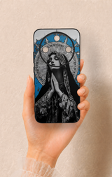 Honor Magic 8 Lite Uyumlu Rahibe Desenli Silikon Kılıf