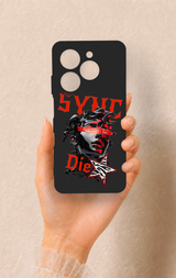 Tecno Spark 20C Uyumlu Sync Die Desenli Silikon Kılıf