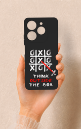 Tecno Spark 10 Pro Uyumlu Out Side The Box Desenli Silikon Kılıf