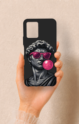 Vivo Y21 Uyumlu Pop David Desenli Silikon Kılıf
