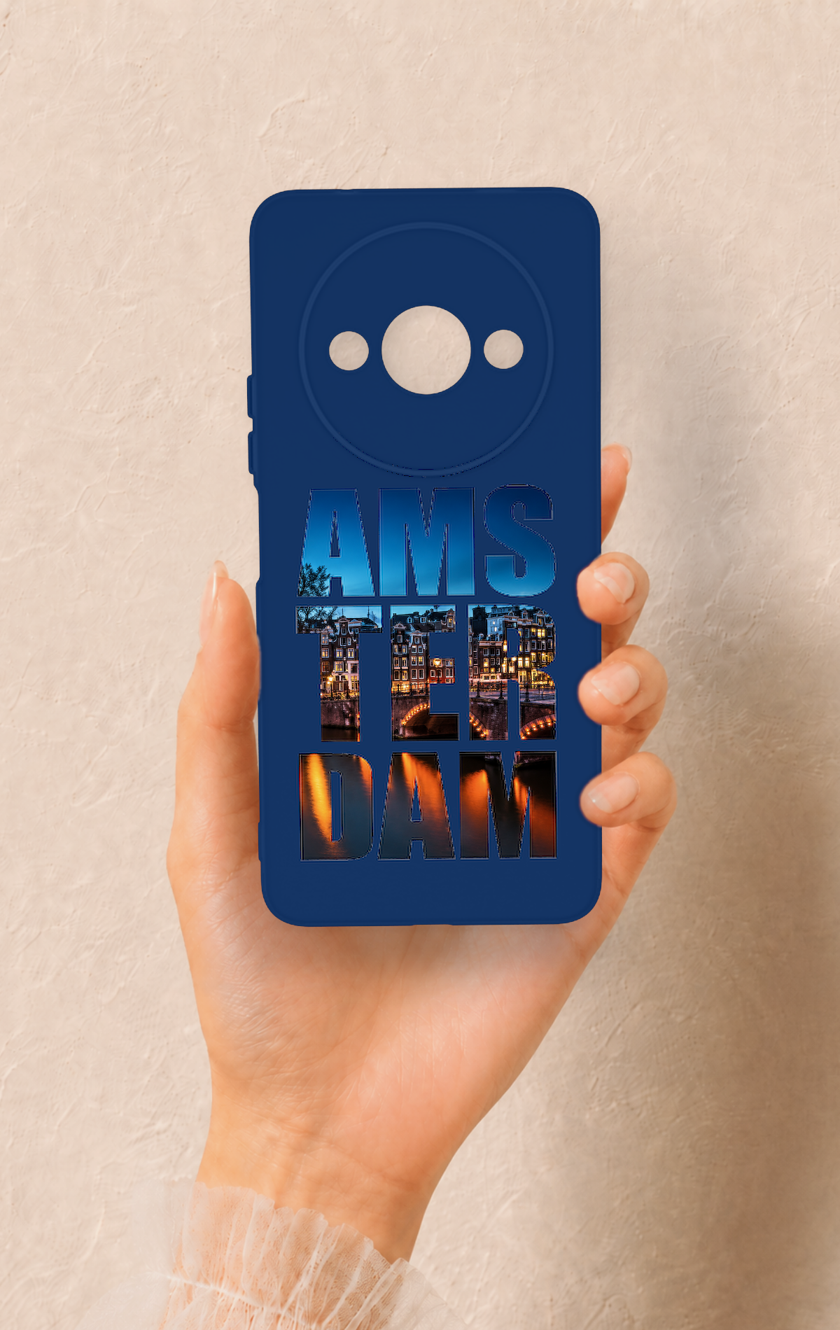 Redmi A3 Uyumlu Amsterdam Desenli Silikon Kılıf