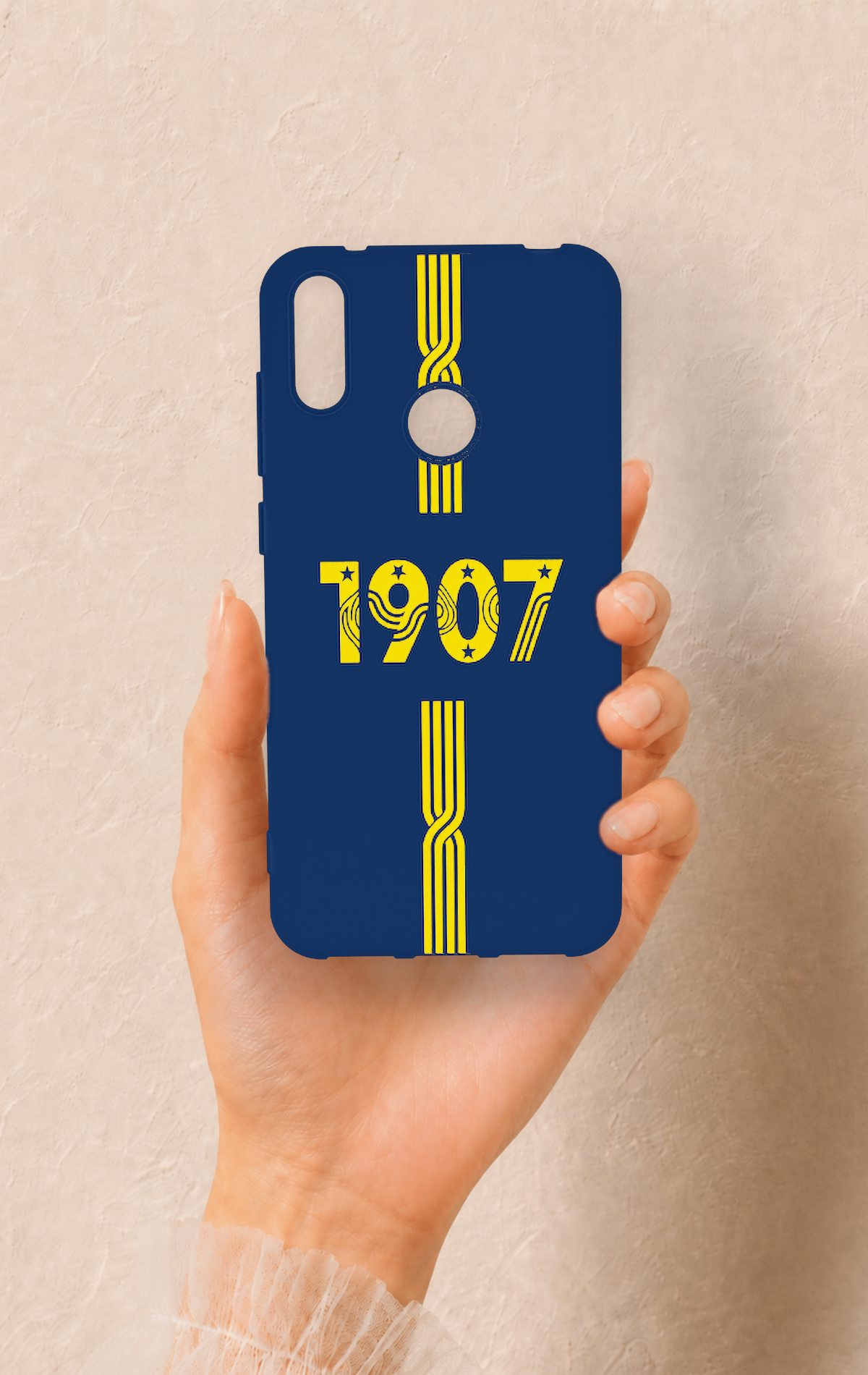 Huawei Y7 2019 Uyumlu 1907 Kemer Desenli Silikon Kılıf