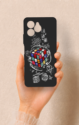 Omix x6 Uyumlu Rubik Küb Desenli Silikon Kılıf