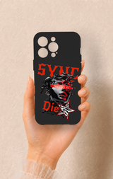 iPhone 13 Pro Max Uyumlu Sync Die Desenli Silikon Kılıf