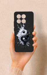 Poco X6 Pro Uyumlu İyi ve Kötü Desenli Silikon Kılıf