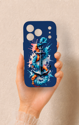iPhone 17 Pro Uyumlu Anchor Desenli Silikon Kılıf