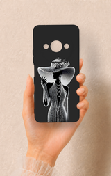 Redmi A3 Uyumlu Lady Desenli Silikon Kılıf