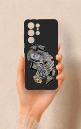 Samsung S21 Ultra Uyumlu Self Made Desenli Silikon Kılıf