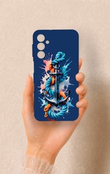 Samsung A24 Uyumlu Anchor Desenli Silikon Kılıf