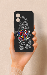 Omix X5 Uyumlu Rubik Küb Desenli Silikon Kılıf
