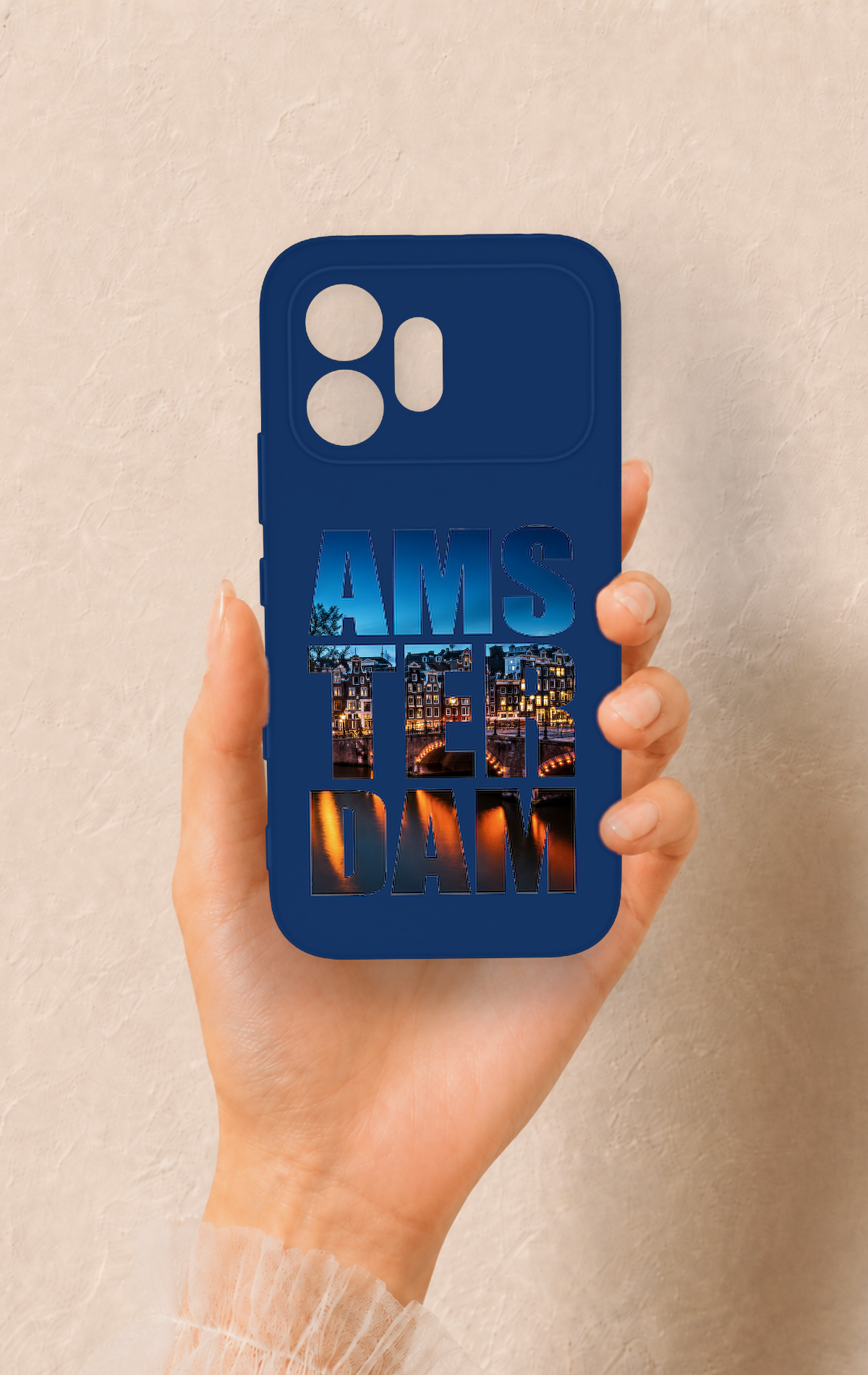 Honor 600 Uyumlu Amsterdam Desenli Silikon Kılıf