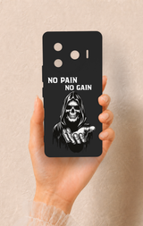 Tecno Camon 30 Pro 5G Uyumlu No Pain No Gain Desenli Silikon Kılıf