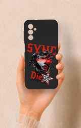 Samsung M13 Uyumlu Sync Die Desenli Silikon Kılıf