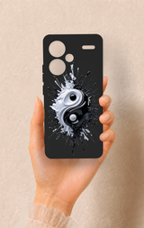 Redmi Note 13 Pro Plus Uyumlu İyi ve Kötü Desenli Silikon Kılıf