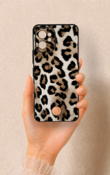 Reeder S19 Max Pro Uyumlu Leopar Derisi Desenli Silikon Kılıf