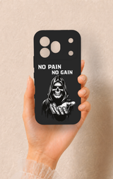Honor 600 Pro Uyumlu No Pain No Gain Desenli Silikon Kılıf