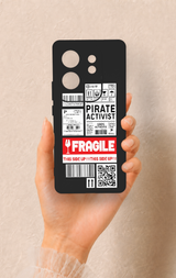 İnfinix Zero 30 Uyumlu Fragile Desenli Silikon Kılıf