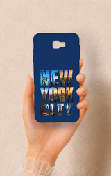 Samsung J7 Prime Uyumlu New York City Desenli Silikon Kılıf