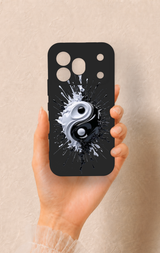 Honor 600 Pro Uyumlu İyi ve Kötü Desenli Silikon Kılıf