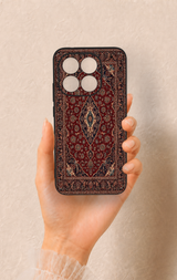Mi 15T 5G Uyumlu Acem Halı Desenli Silikon Kılıf