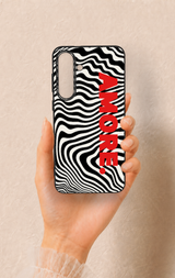 Samsung S25Fe Uyumlu Zebra Amore Desenli Silikon Kılıf